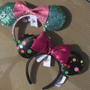 NWT 2 pairs Disney Parks Headbands